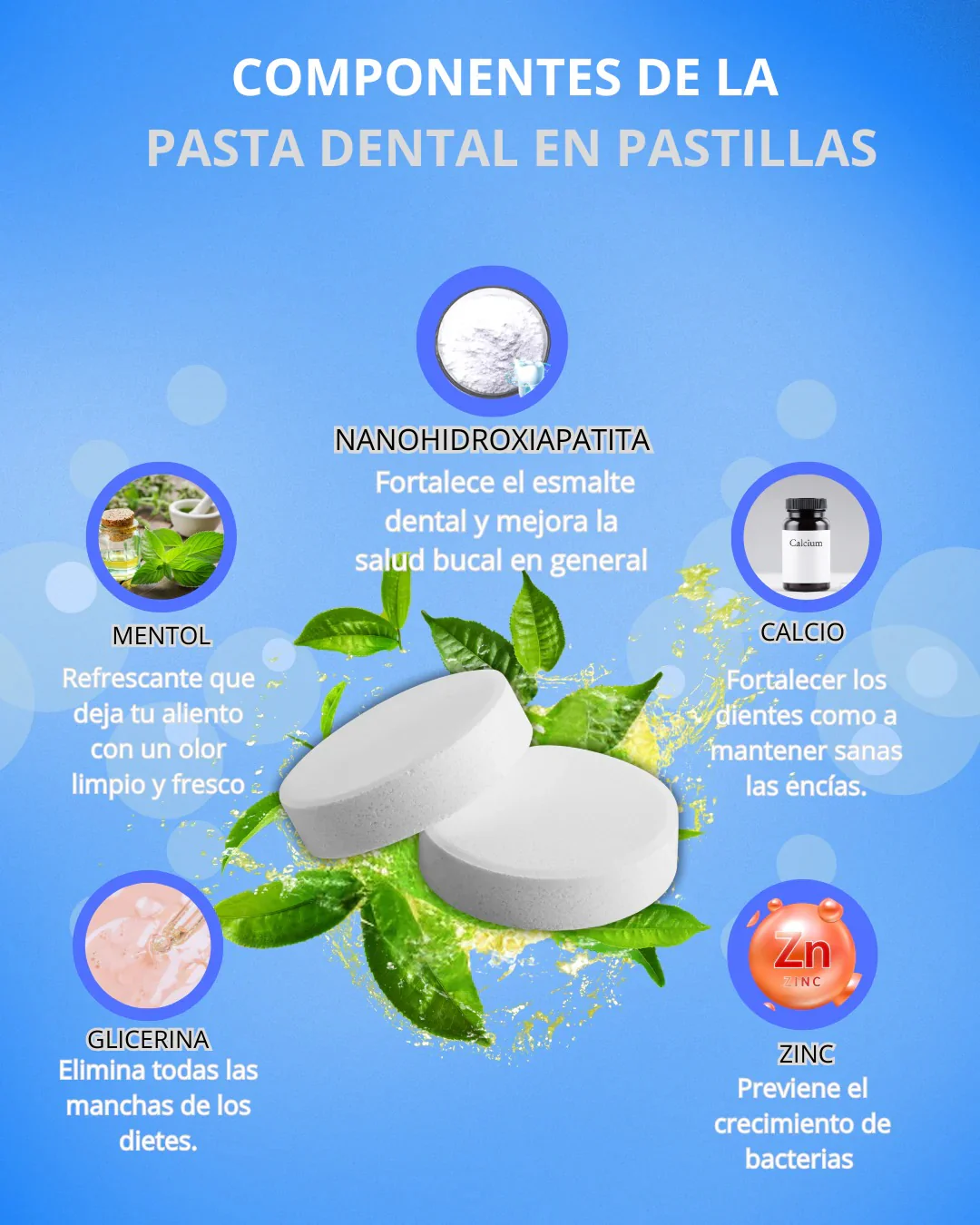 NOBS-PASTA DENTAL EN TABLETAS.