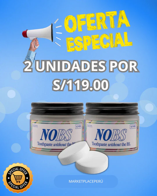 NOBS-PASTA DENTAL EN TABLETAS.