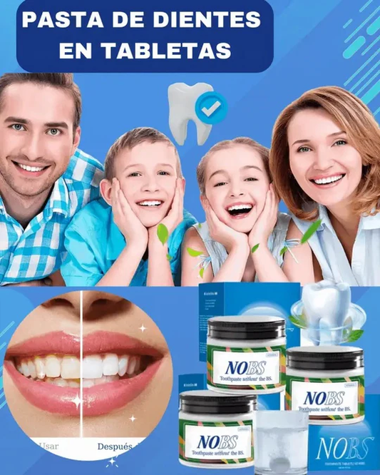 NOBS-PASTA DENTAL EN TABLETAS.