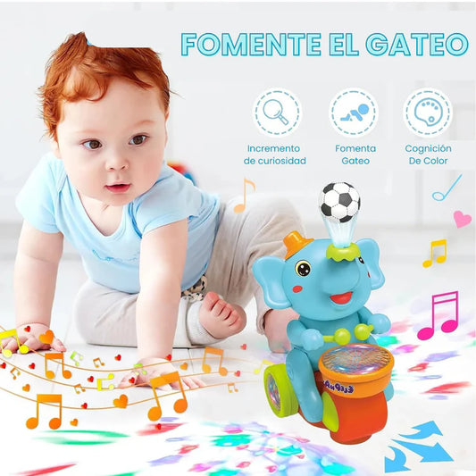 JUGUETE INTERACTIVO MUSICAL DE ELEFANTE PARA BEBES.